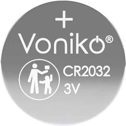 Pila de litio botón Voniko CR2032
